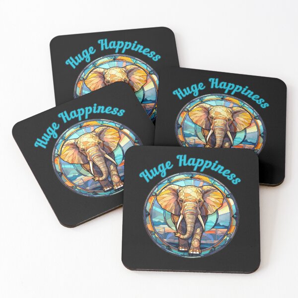 Item preview, Huge Happiness. funny elephant designed and sold by ElephantVibes.