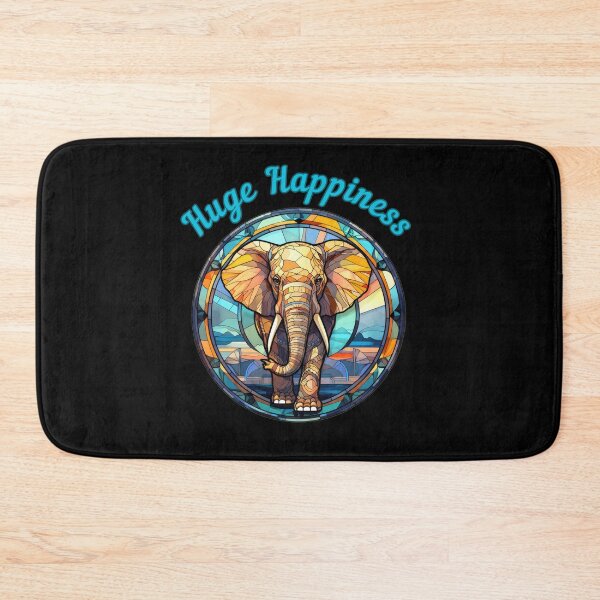 Item preview, Huge Happiness. funny elephant designed and sold by ElephantVibes.