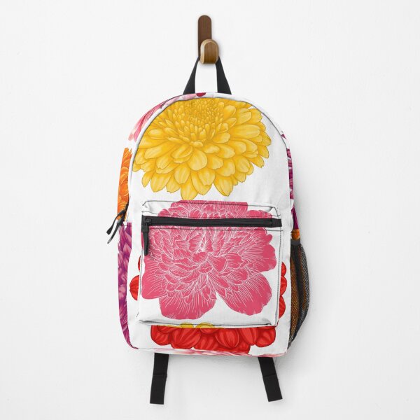 Item preview, red yellow pink maroon chrysanthemum designed and sold by Hinny8.