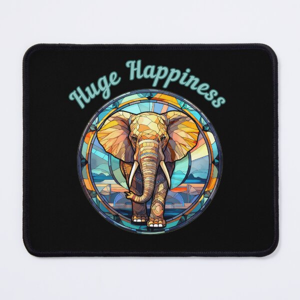 Item preview, Huge Happiness. elephant head designed and sold by ElephantVibes.