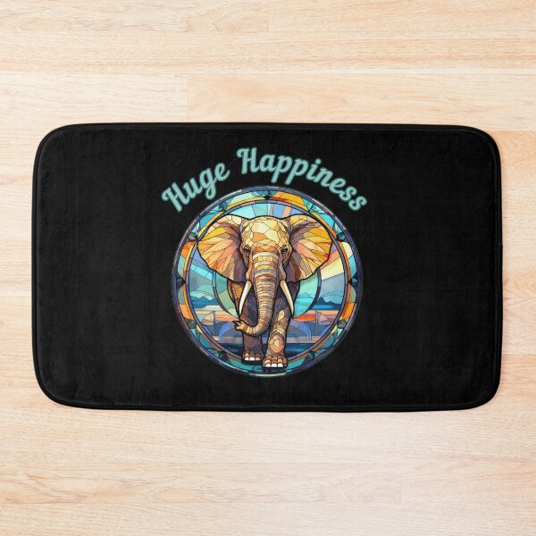 Item preview, Huge Happiness. elephant head designed and sold by ElephantVibes.
