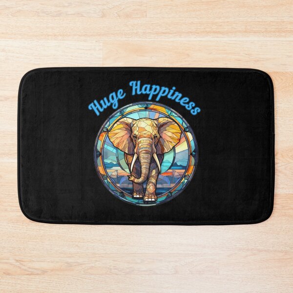 Item preview, Huge Happiness. elephant face designed and sold by ElephantVibes.