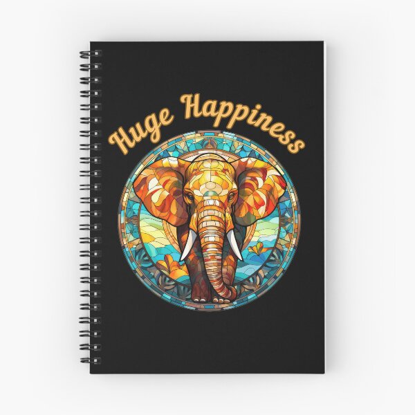 Item preview, Huge Happiness. watercolor elephant designed and sold by ElephantVibes.