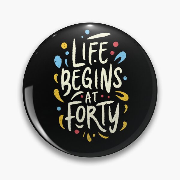 Item preview, Life Begins At Forty designed and sold by EanayarDesigns.