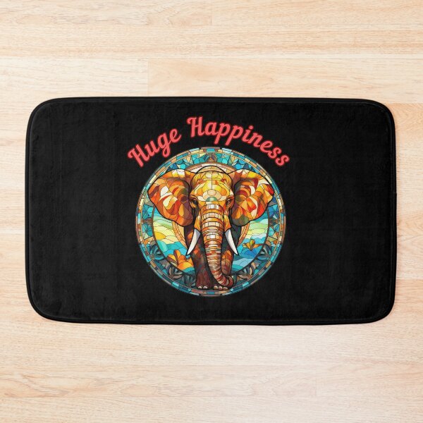 Item preview, Huge Happiness. happy elephant designed and sold by ElephantVibes.