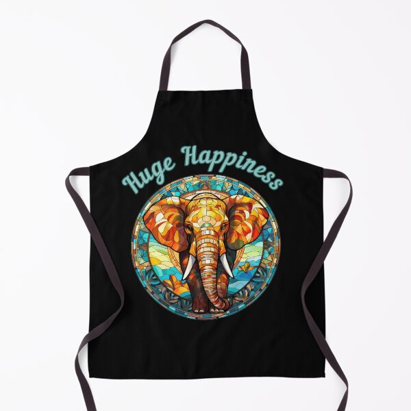 Item preview, Huge Happiness. elephant saying designed and sold by ElephantVibes.