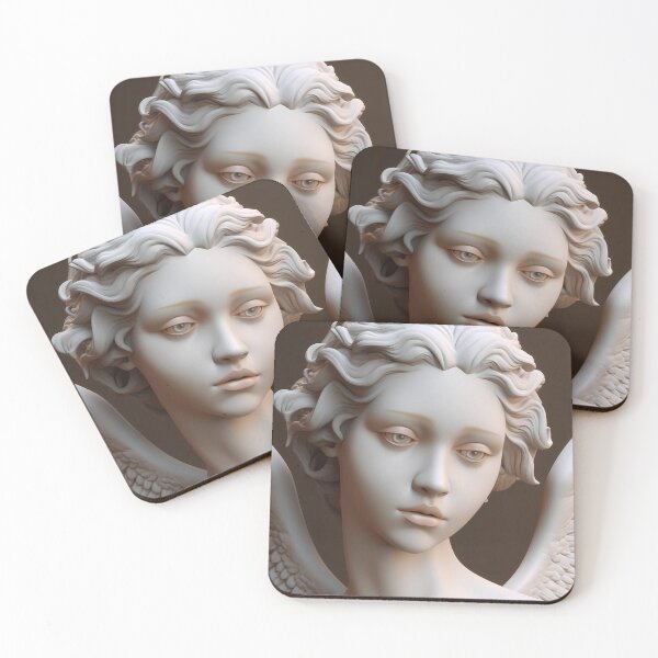 Item preview, The Living Sculpture of an Angel's Face designed and sold by EvaAngel.