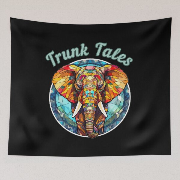 Item preview, Trunk Tales. elephant head designed and sold by ElephantVibes.