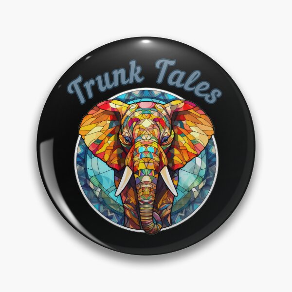 Item preview, Trunk Tales. elephant face designed and sold by ElephantVibes.