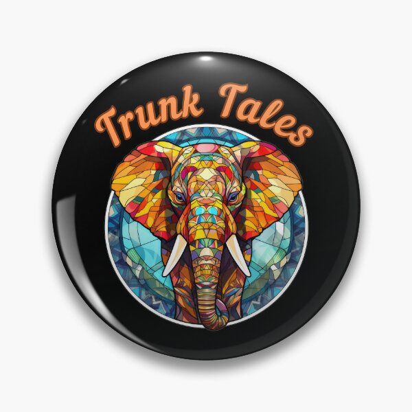 Item preview, Trunk Tales. elephant portrait designed and sold by ElephantVibes.