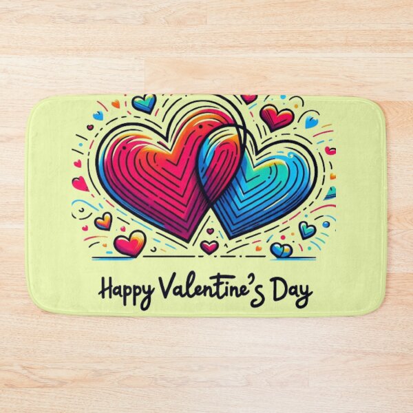 Item preview, Happy Valentine's Day Connected hearts among hearts drawing designed and sold by JaroDesign2023.