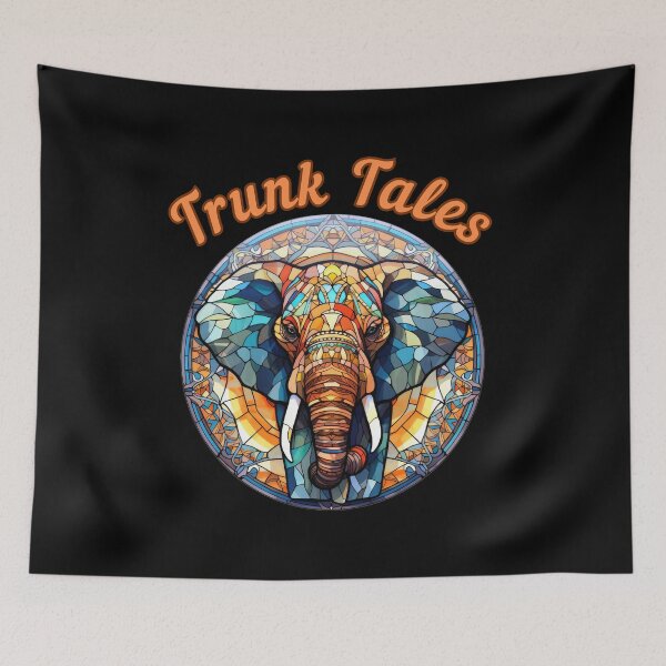 Item preview, Trunk Tales. Flower elephant designed and sold by ElephantVibes.