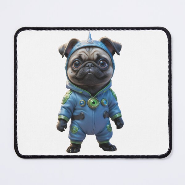 Item preview, Extraterrestrial Alien Pug Dog designed and sold by GiwuArt777.
