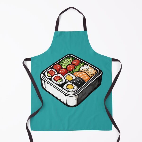 Item preview, Japanese Bento Box Meal Hand Drawn Food Illustration designed and sold by meganohm.