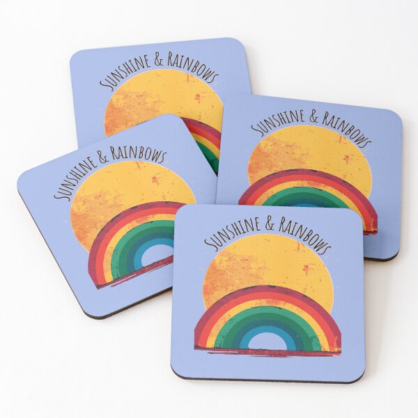 Item preview, Retro Radiance - Sunshine & Rainbows Delight designed and sold by Sir Meow Meow.