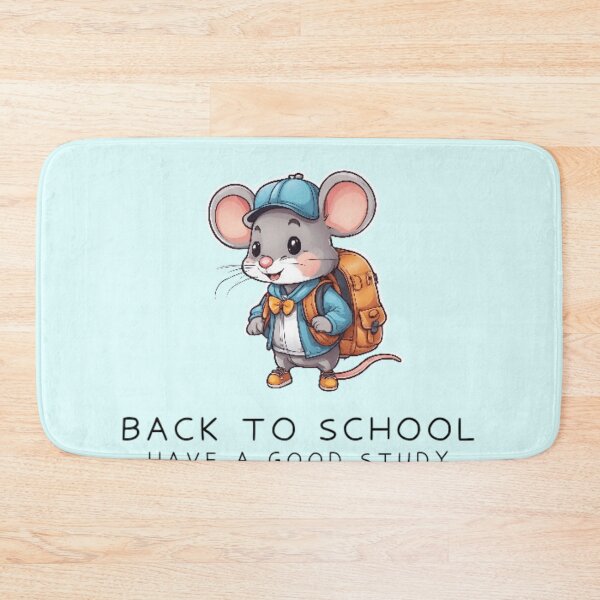 Item preview, Back to school cute mouse reading a book designed and sold by Culmika.