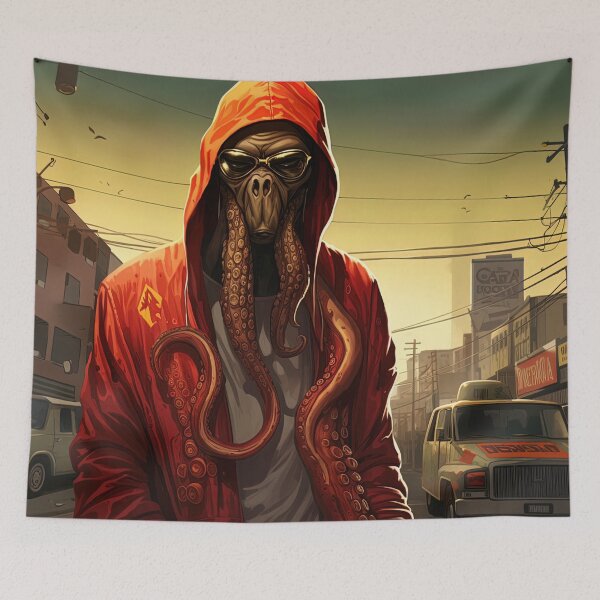 Item preview, Squid | Hip Hop style designed and sold by ComicsFactory.