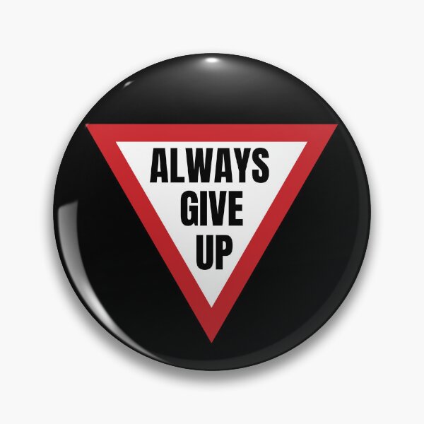 Item preview, Always Give Up designed and sold by CraftsyCorner.