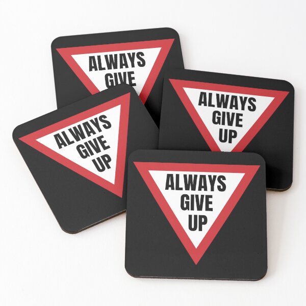 Item preview, Always Give Up designed and sold by CraftsyCorner.