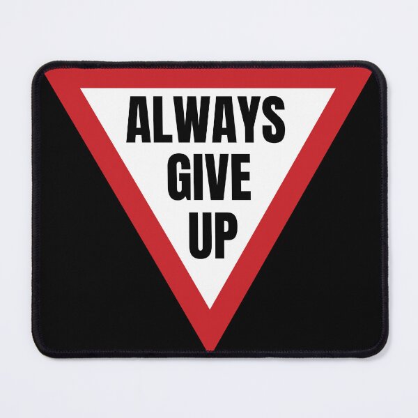 Item preview, Always Give Up designed and sold by CraftsyCorner.