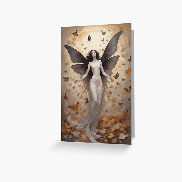 Item preview, Ethereal figure with outstretched wings designed and sold by Estilo Ecléctico.