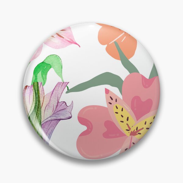 Item preview, Puple red pink Alstroemeria flower designed and sold by Hinny8.