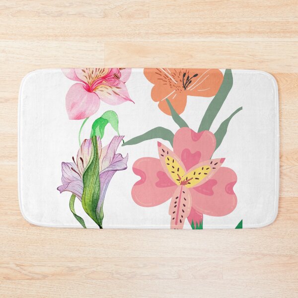 Item preview, Puple red pink Alstroemeria flower designed and sold by Hinny8.