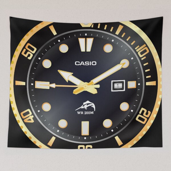 Item preview,  Casio Duro Gold Vector designed and sold by RadDadArt.