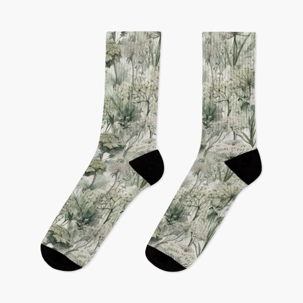 Item preview, hogweed watercolor designed and sold by elegantpaterns.
