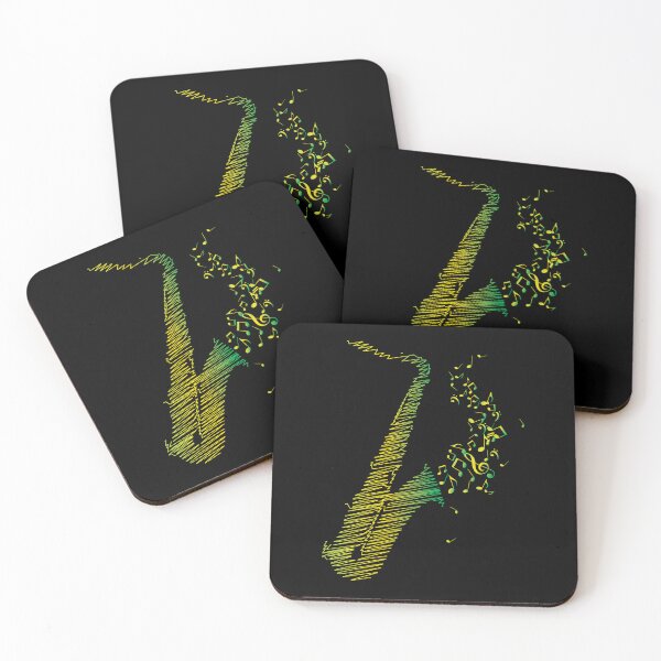 Item preview, Saxophone Art Green - Saxophone Lover - Saxophone Player - Jazz Music Lover  designed and sold by WIZECROW.