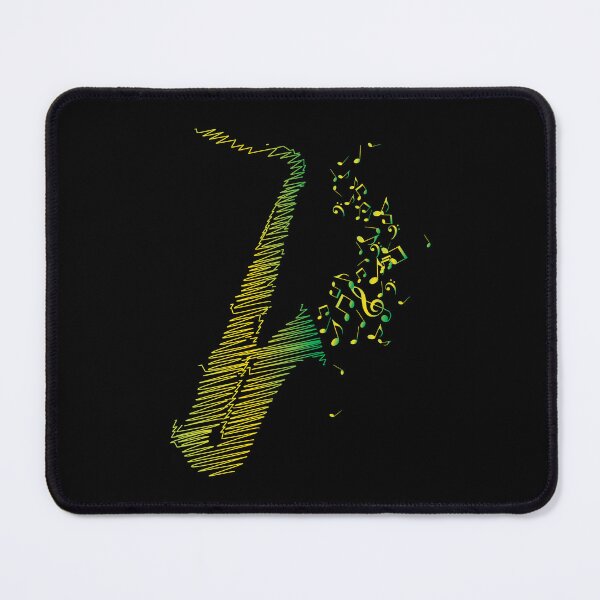 Item preview, Saxophone Art Green - Saxophone Lover - Saxophone Player - Jazz Music Lover  designed and sold by WIZECROW.