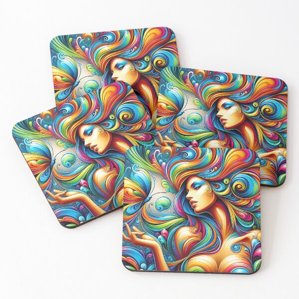 Item preview, Kaleidoscope Dreams: A Whirlwind of Color and Grace designed and sold by Vitalka-uk.