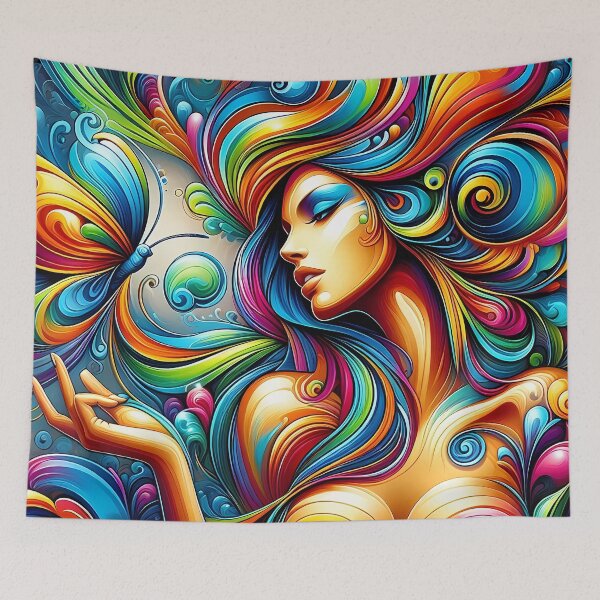 Item preview, Kaleidoscope Dreams: A Whirlwind of Color and Grace designed and sold by Vitalka-uk.