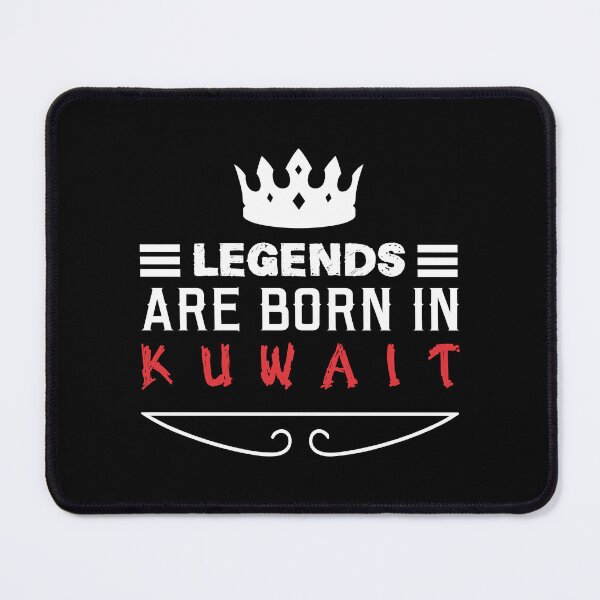 Item preview, Legends are born in Kuwait designed and sold by BYNDART.