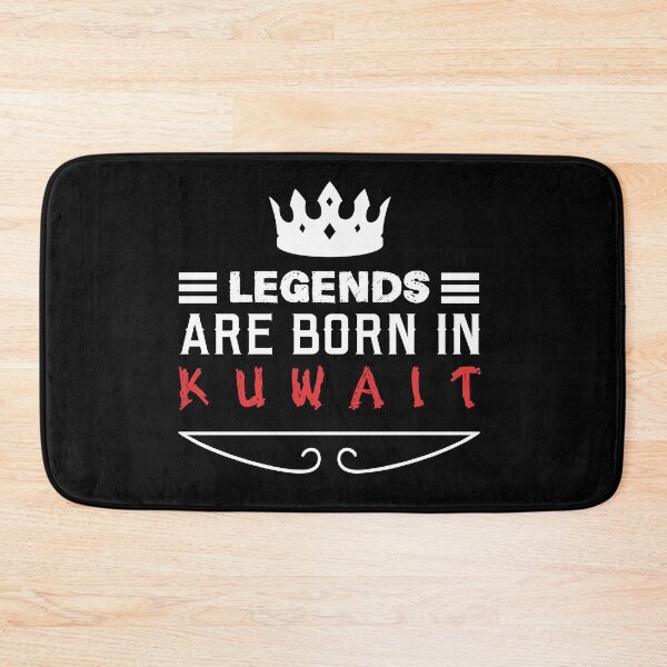 Item preview, Legends are born in Kuwait designed and sold by BYNDART.