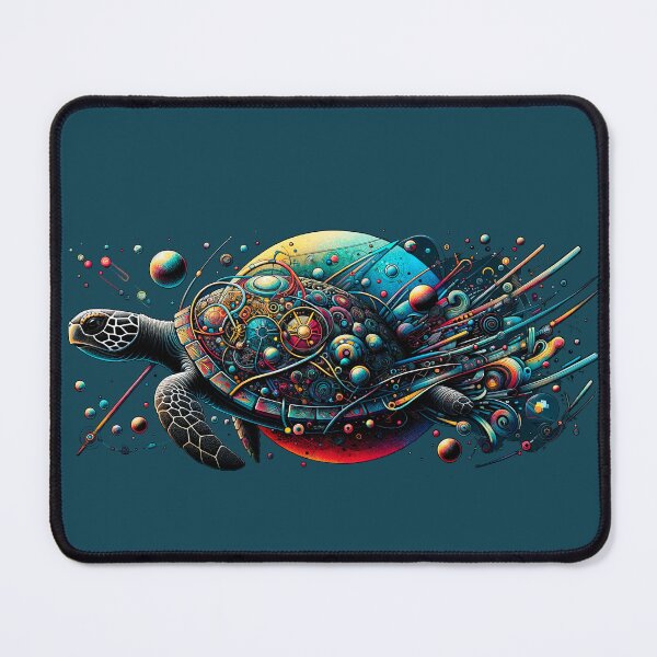 Item preview, Cybernetic Odyssey: The Mechanical Turtle's Journey Through Code designed and sold by TuringTacoTales.