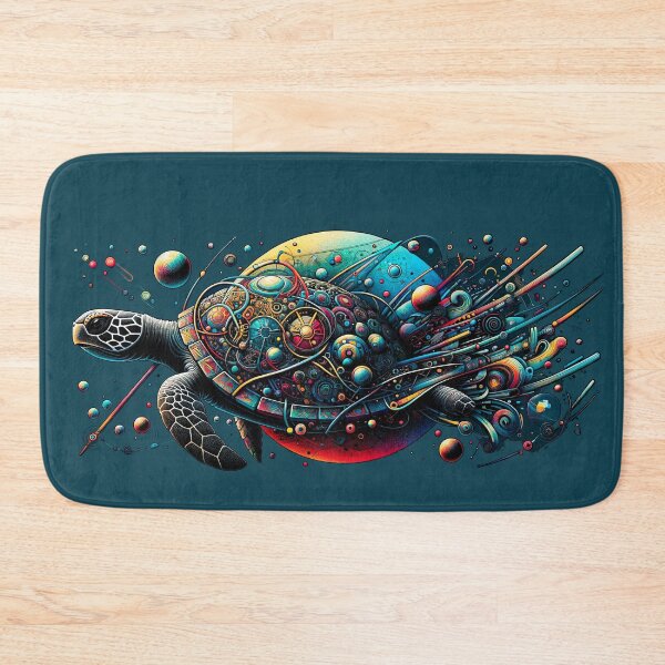 Item preview, Cybernetic Odyssey: The Mechanical Turtle's Journey Through Code designed and sold by TuringTacoTales.