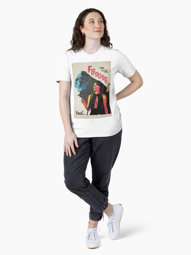 Thumbnail 4 of 7, Essential T-Shirt, The Kneel Fleabag Movies Poster designed and sold by rezihomsuha.