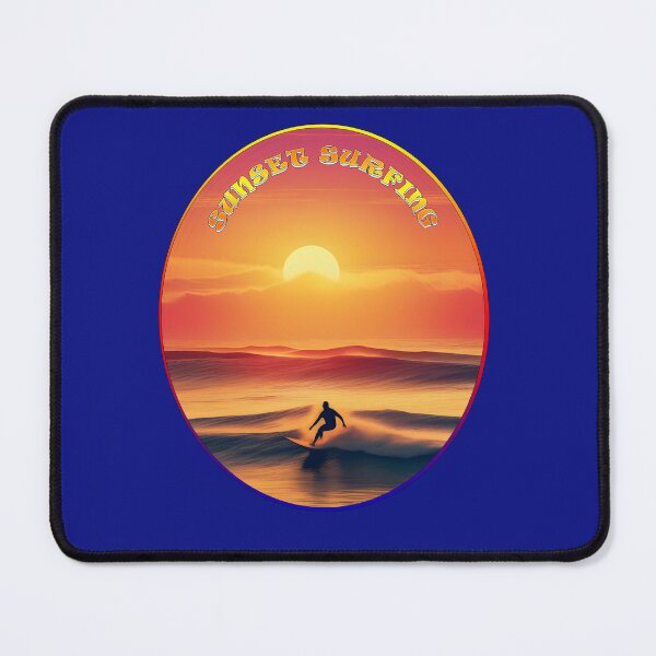 Item preview, Sunset Surfing, Catch those Red Waves. Surfs Up Series.  designed and sold by leyfinder.