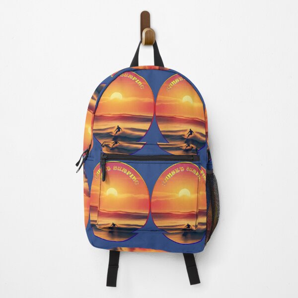 Item preview, Sunset Surfing, Catch those Red Waves. Surfs Up Series. designed and sold by leyfinder.