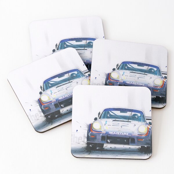 Item preview, Martini Porsche Art Print designed and sold by Road To Track.