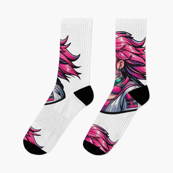 Item preview, Future Tech Pink Haired Girl designed and sold by psychcyberpunk.