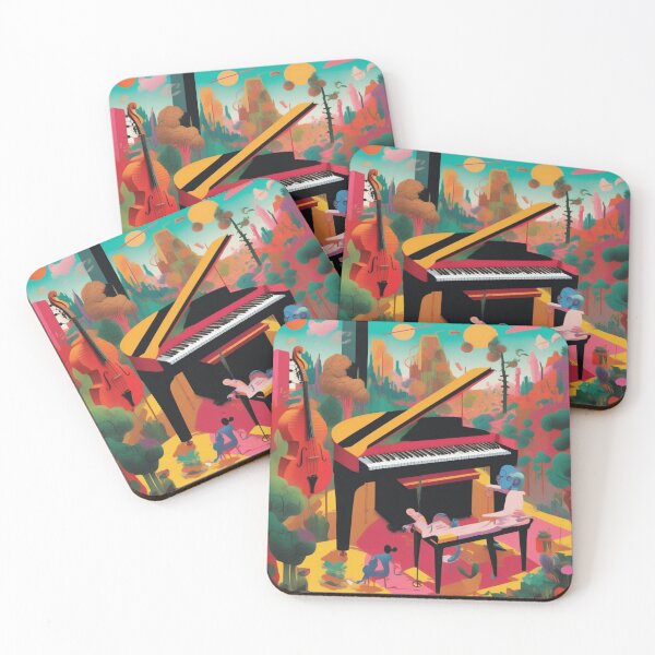 Item preview, Abstract Image Including A Piano designed and sold by MusicalArtisty.