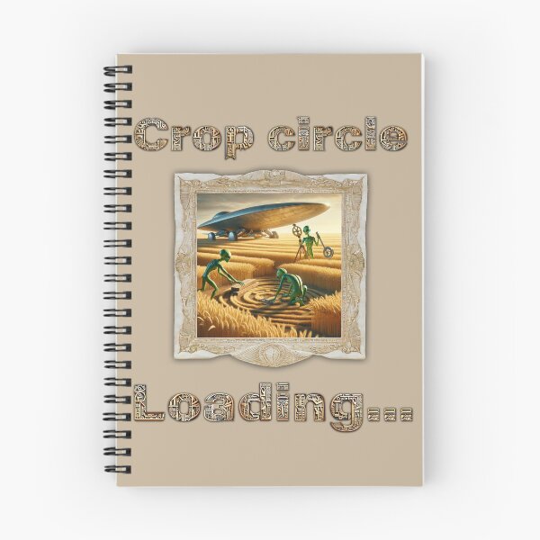 Item preview, Aliens creating crop circles designed and sold by UFOFashionista.