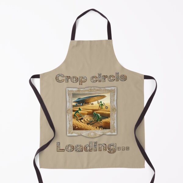 Item preview, Aliens creating crop circles designed and sold by UFOFashionista.