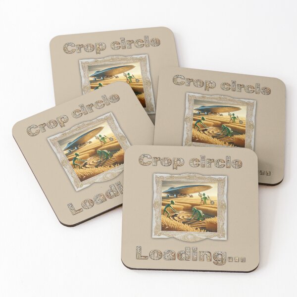 Item preview, Aliens creating crop circles designed and sold by UFOFashionista.