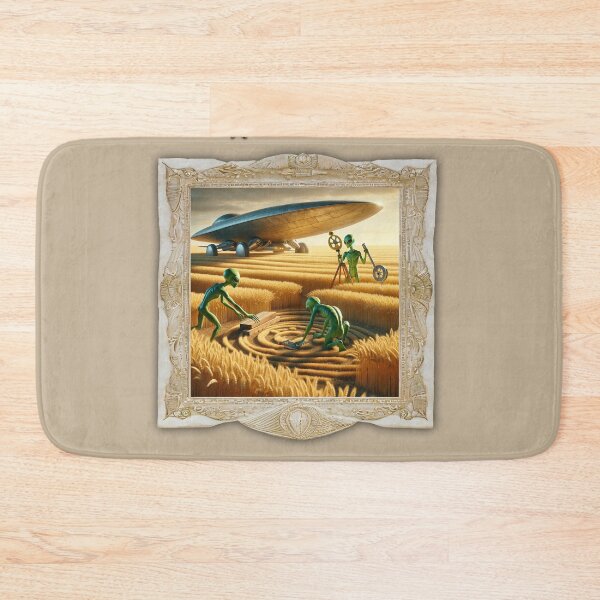 Item preview, Aliens creating crop circles designed and sold by UFOFashionista.