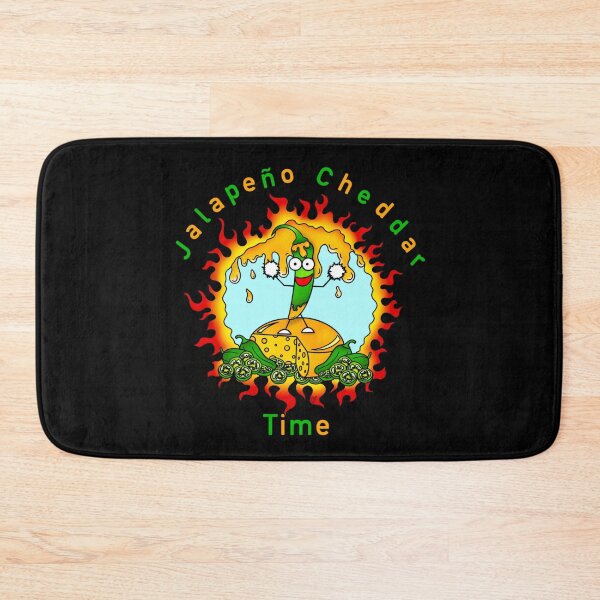 Item preview, Jalapeno Cheddar Time, dancing jalapeno, abstract, cheese designed and sold by MayGreenAbgrall.