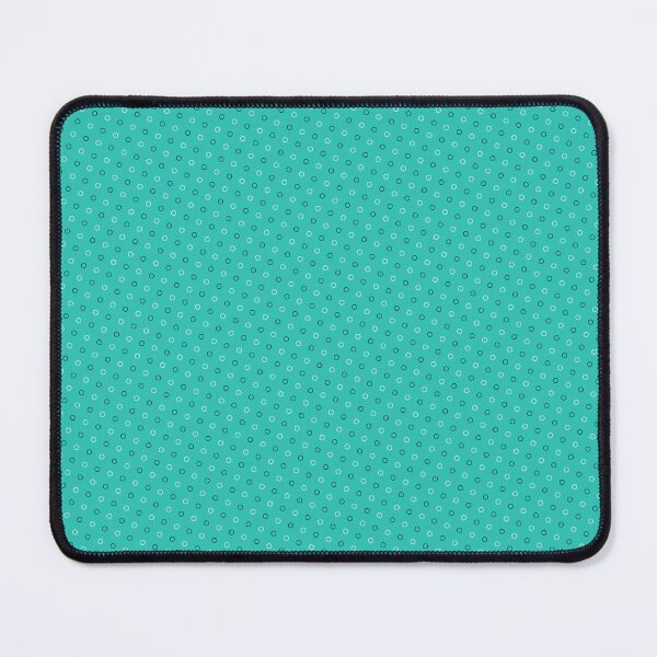 Item preview, Teal Black & White Circles Bubbles Seamless Continuous Pattern  designed and sold by Alchemy-A-La-G.