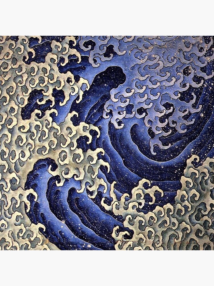 HOKUSAI. Masculine wave. by TOMSREDBUBBLE